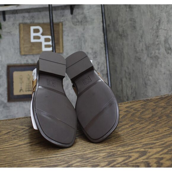 NWT Naturalizer Womens Birch Strappy Flat Sandals Saddle Tan Brown Leather 9M - Picture 12 of 14